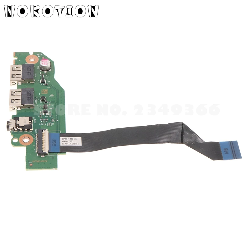 

NOKOTION C5PRH LS-E922P IO FFC 1060 NBX00027I00 For Acer Predator Helios 300 G3-571 USB Audio Board With cable