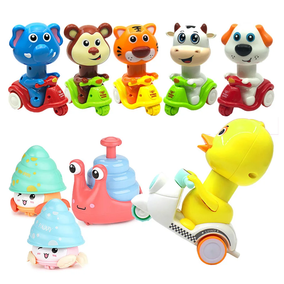 Лидер продаж забавные игрушки игрушечный автомобиль с нажимом пластиковая