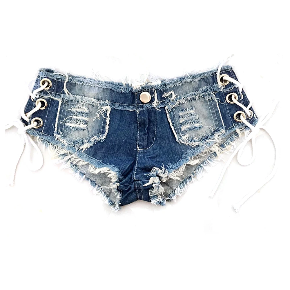 Women Shorts Jeans Summer Mini Shorts Sexy USA Flag Print Hole Destroyed Booty Denim Short Feminino mujer Plus Size Shorts