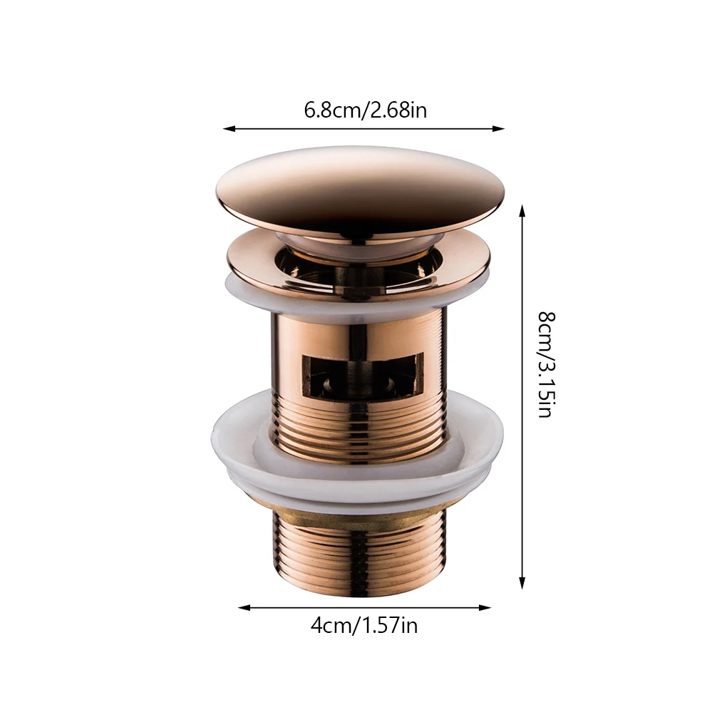 

Bounce Core Drain Device Pop Up BASIN Sink Filter Hair Catcher For BATHROOM KITCHEN ACCESSORI Bath Stopper Sink Faucet Strainer