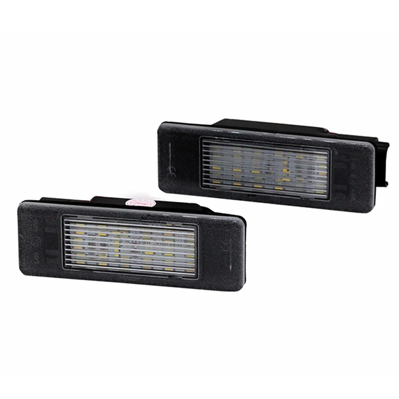 2 шт./компл. SUNKIA 18SMD Автомобильные светодиодные номерные знаки с внутренним Canbus