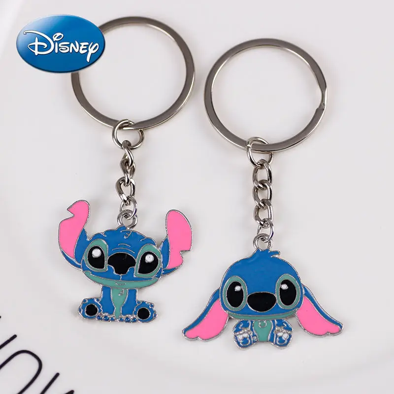

Disney Cartoon Childlike Cute Stitch Alloy Key Ring Pendant Girlfriend Pendant