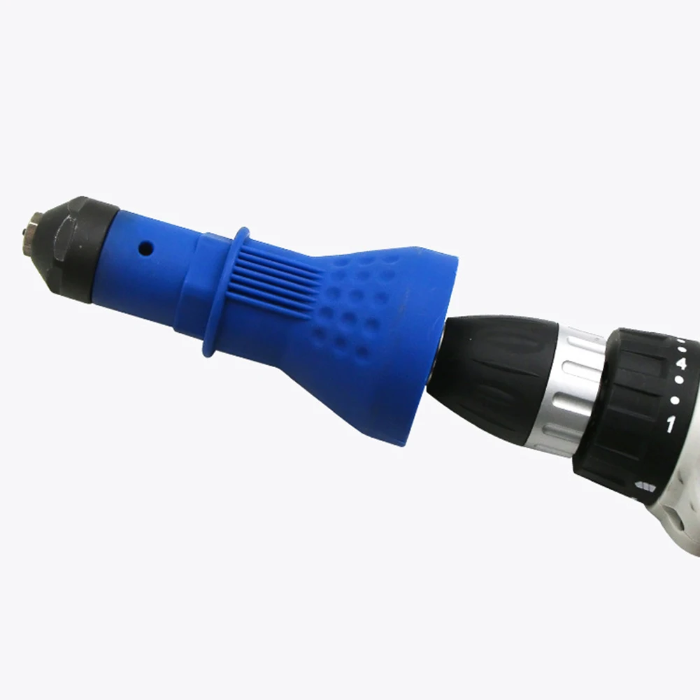 

6pcs Nut Gun Insert Threaded Pull Setter Electric Rivet Nut Gun Rivet Nut Tool Cordless Adapter Rivet Drill Bits Set