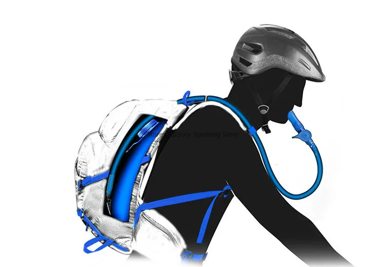 Рюкзак контейнер для езды на велосипеде взрослых рюкзак мотоцикле сумка воды 2L