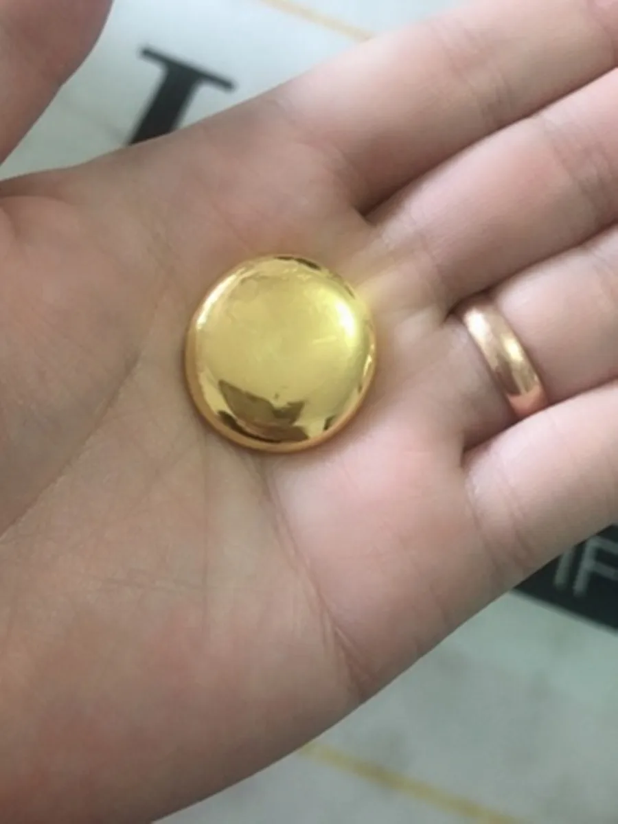 

1 gram Pure gold Small Ball 99.9% for Ornament Ring earrings necklace ear studs dangler eardrop