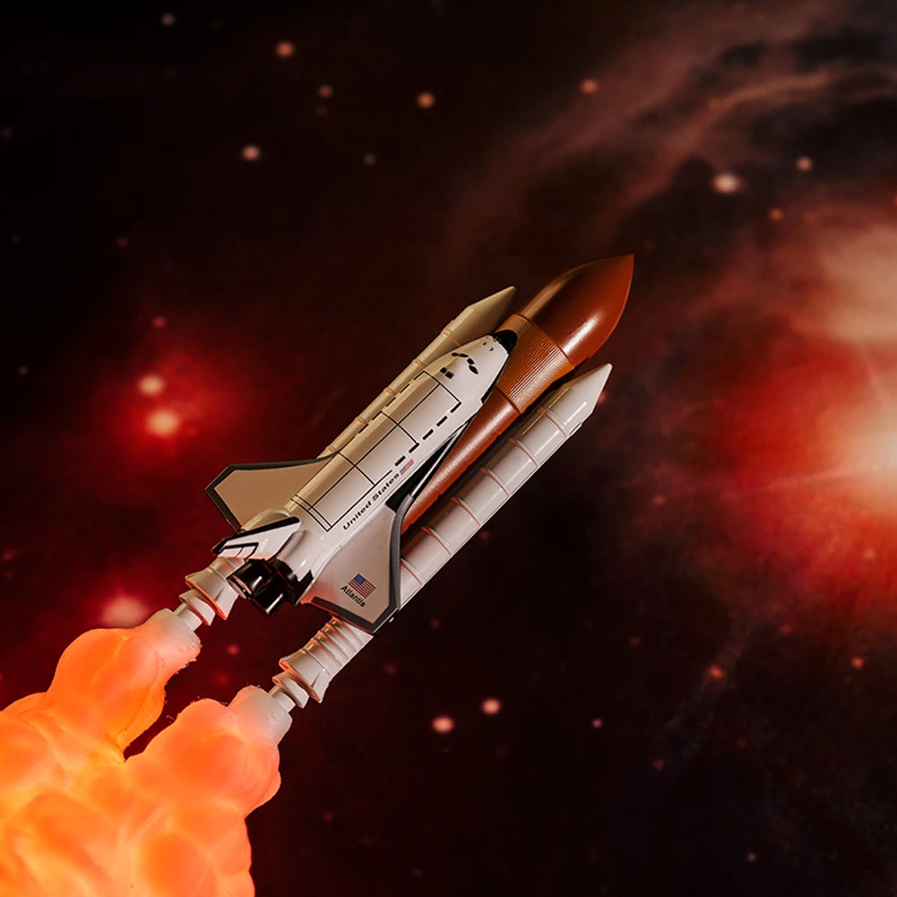 Перезаряжаемая ночсветильник в форме ракеты 3D печать лампа Луны для любителей