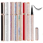 Усовершенствованная самоклеящаяся подводка для глаз, волшебный клей для ресниц, карандаш для глаз 2 в 1, цветная подводка на клейкой основе, не требуется Магнитный Клей, водонепроницаемый Ey