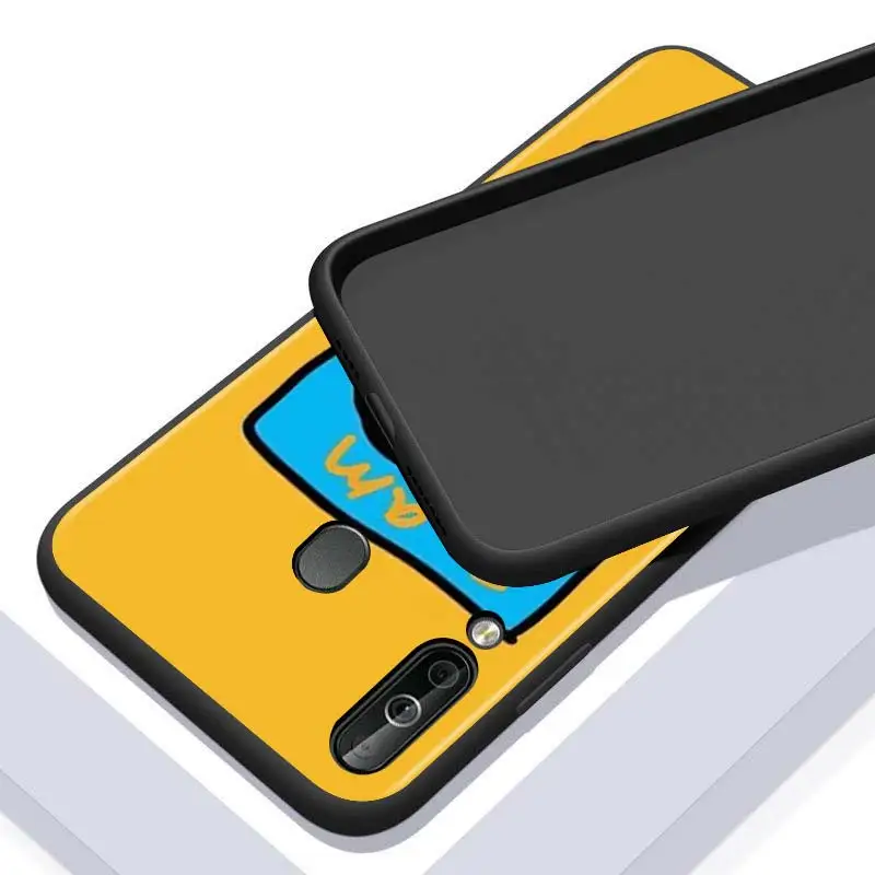 

Funny Dog Cute Cartoon for Huawei P10 P20 Pro P30 P40 Y5 Y6 Y7 Y9 2019 Nova 7i 5T 5i 5 4e 4 3i 3e 3 Bright Black Phone Case