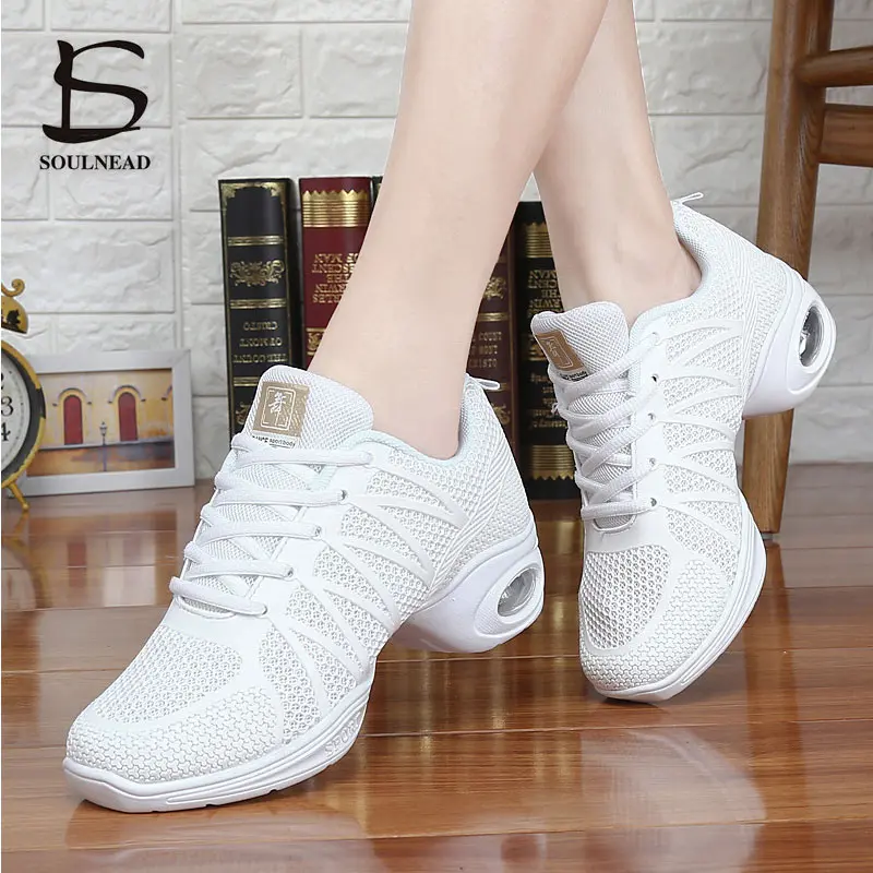 Jazz Dance Shoes For Women Salsa Modern Ladies Dancing Sneakers Platform Hip Hop Girls Sports Shoe Feature zapatos de mujer