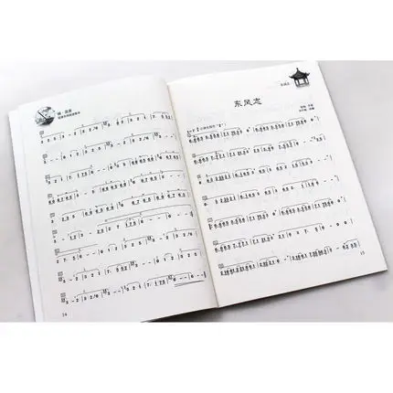 Hi Di Xiao коллекция музыкальных тонов известной музыкальной книги с канавками |