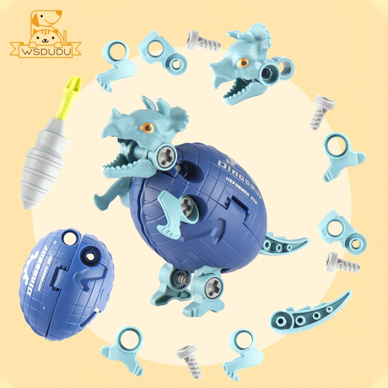 Фигурка-Пазл Яйца динозавра деформированная с отверткой | Игрушки и хобби