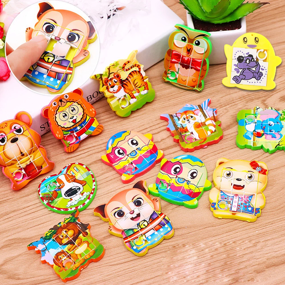 1 шт в лоте мини двигаться головоломки День рождения игрушки подарки Baby Shower 5 см