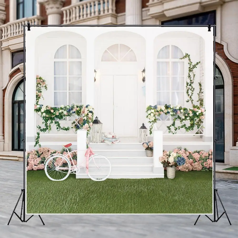 

White Window Flower Room Interior Baby Backdrop Wedding Photocall Photography Background For Photo Studio Vinyl Photophone Props