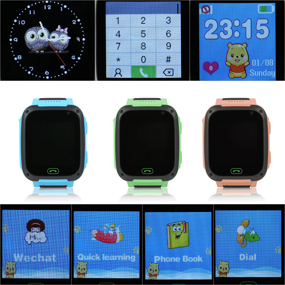 V6 дети BT SOS смарт часы телефон камера трекер Smartwatch IP67 Водонепроницаемый для IOS Android