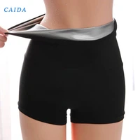 caida women sauna sweat pants thermo fat control legging body shapers fitness stretch control panties waist slim shorts 2020 new