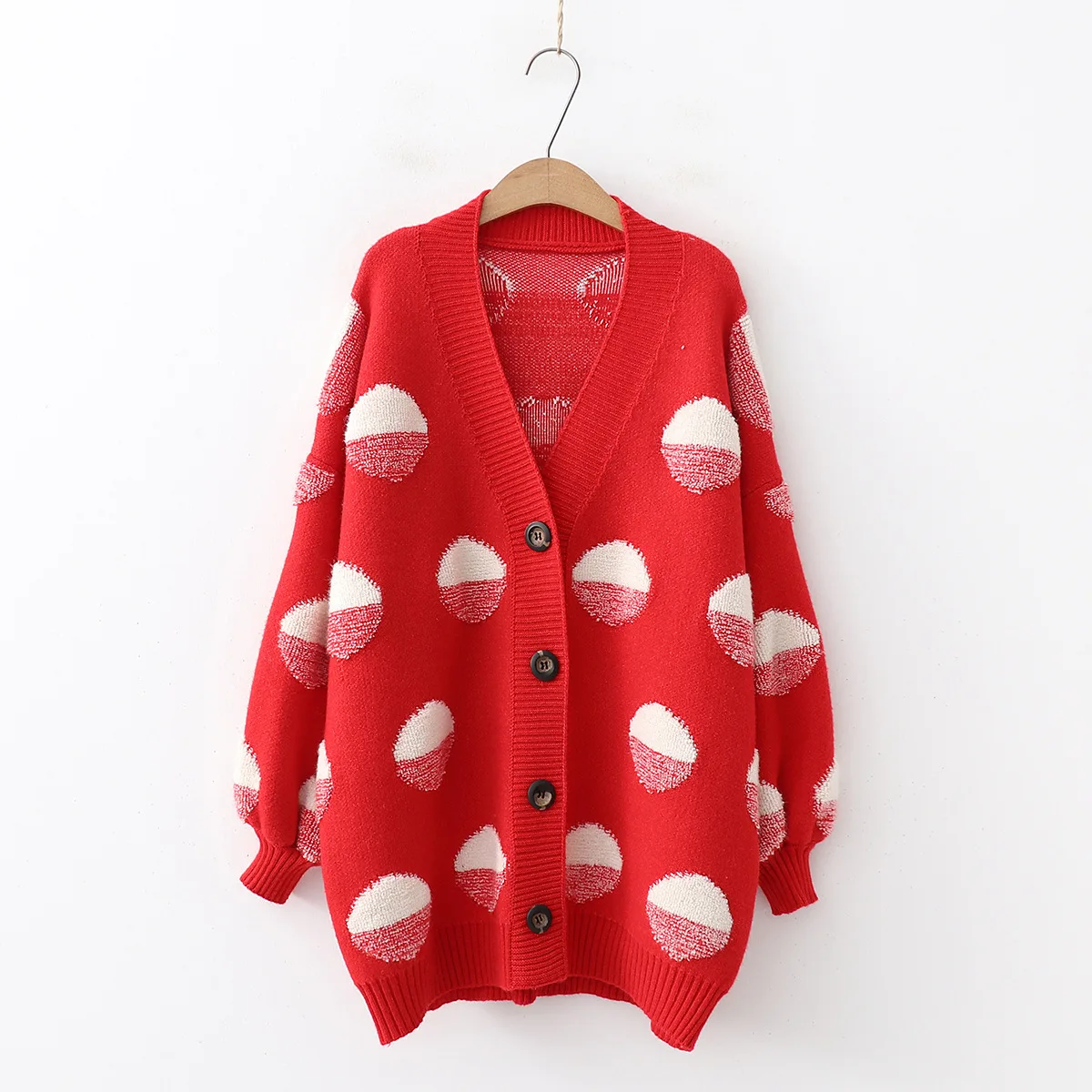 

2022 New Women Cardigans Colorful Knitted Single Button Women Poncho Warm Spring Korean Style Women ClothesCardigans