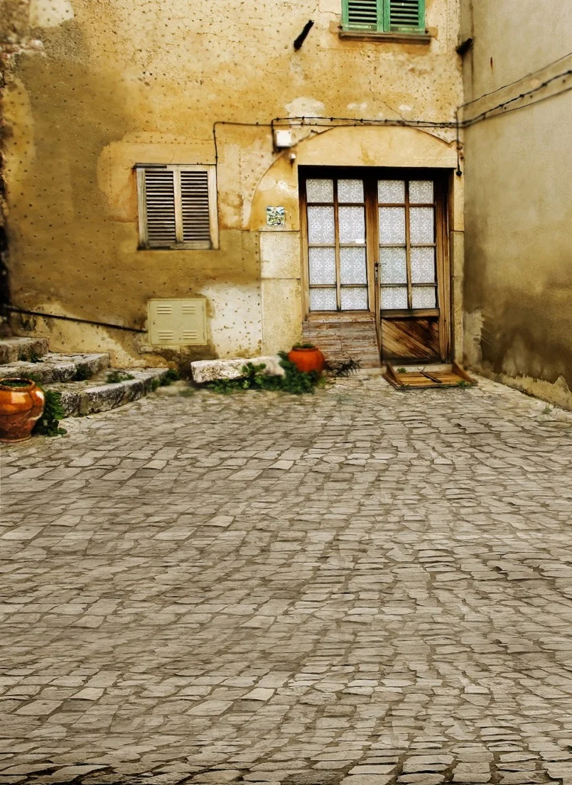 Реквизит для фотосъемки фон ретро интерьер наружная стена кирпичный деревянный