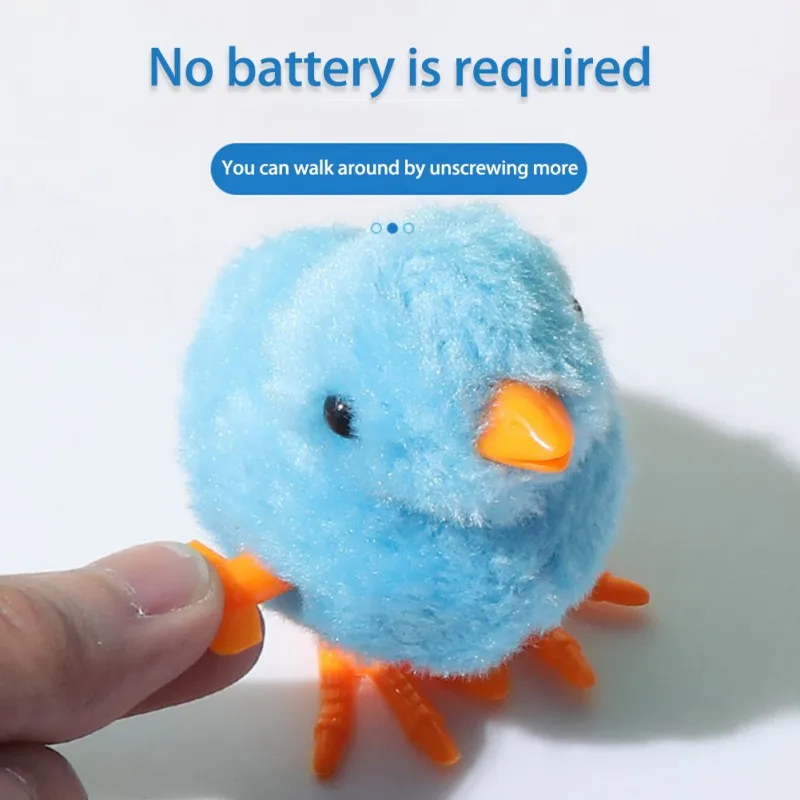 

Pet Crafts And Funny Cat ToySClockWork Plush Chick Automatic Funny Cat Toys Are Very Suitable For Indoor Cats And Kittens