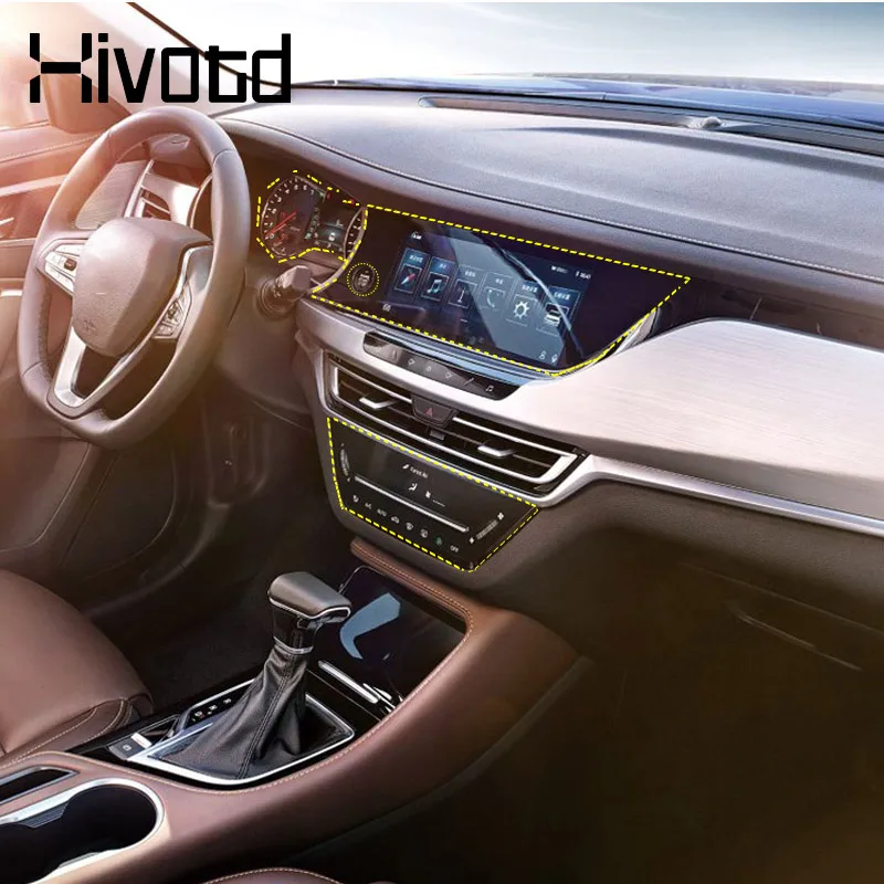 Hivotd навигационная пленка наклейка для GPS экрана приборной панели отделка