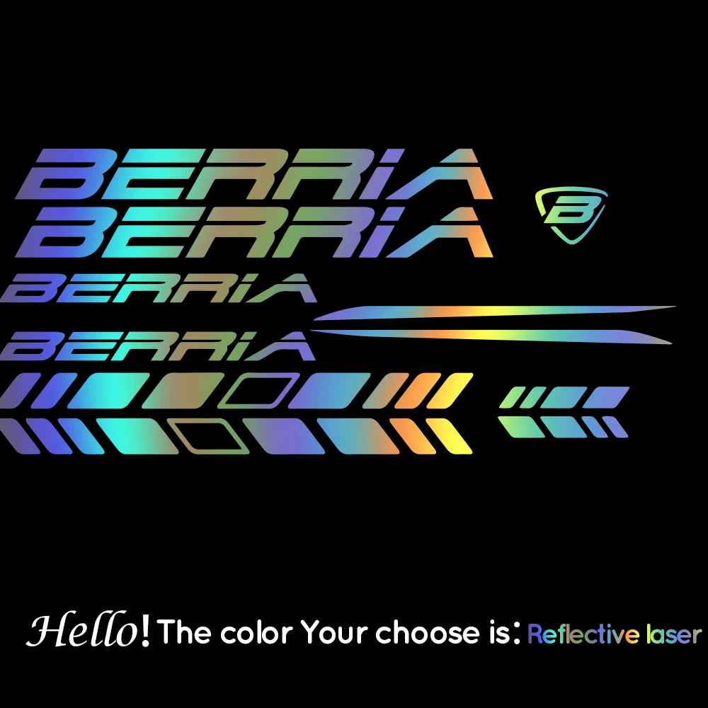 

compatible berria-kit1 Vinyl Decal Stickers Sheet Bike Frame Cycle Cycling Bicycle Mtb