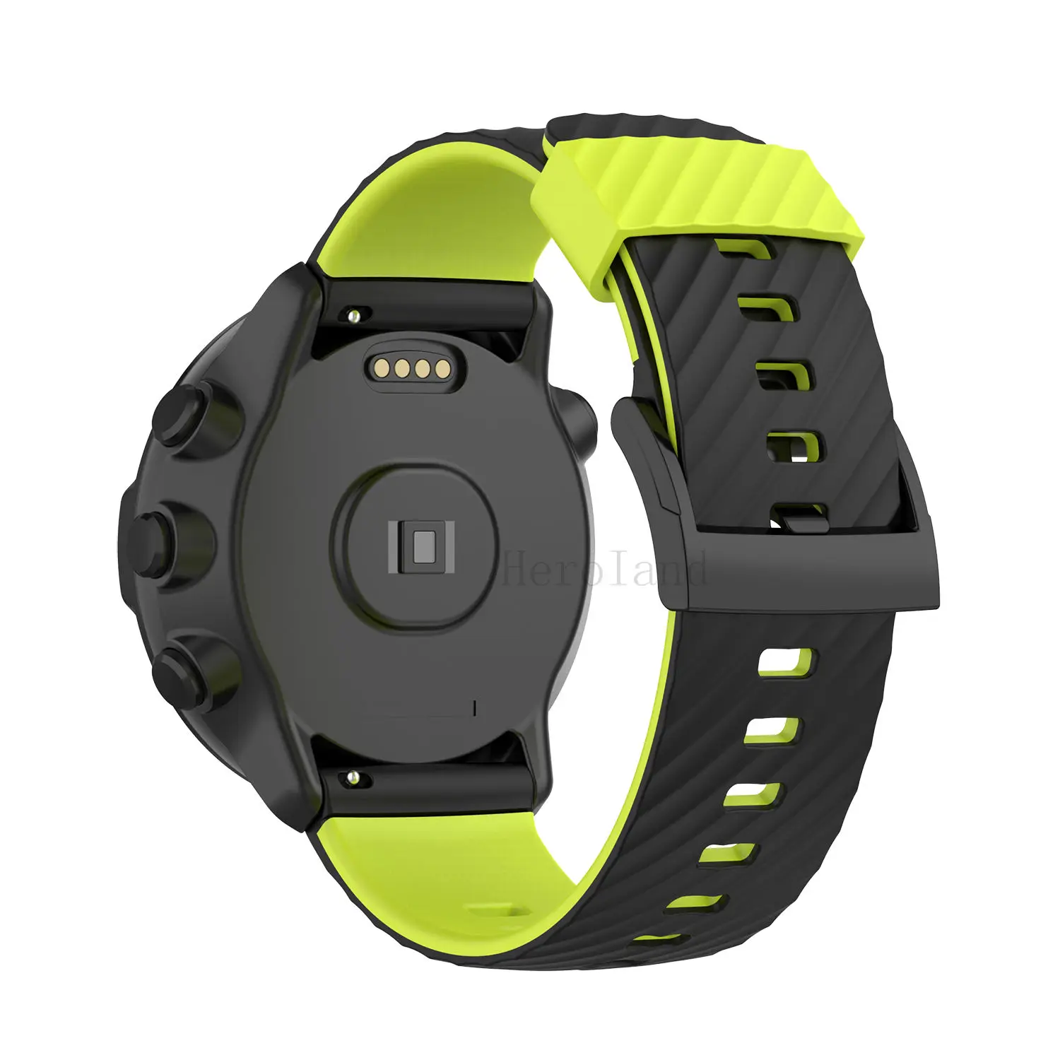 24 мм силиконовый ремешок для наручных часов браслет Suunto 9 / suunto 7 suunto9 baro D5 spartan
