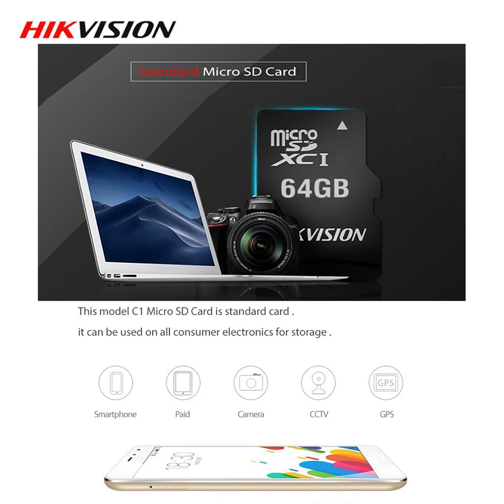 Карта памяти Micro SD Hikvision класс 10 16-100% ГБ | Компьютеры и офис