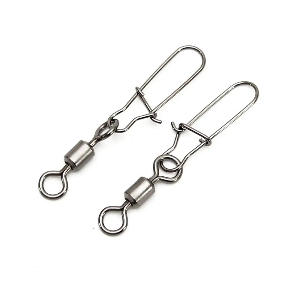 10Pcs Different Sizes Booms Fishing BBC Ball Bearing Swivel with Double Welded Rings and Coastlock Snaps | Спорт и развлечения