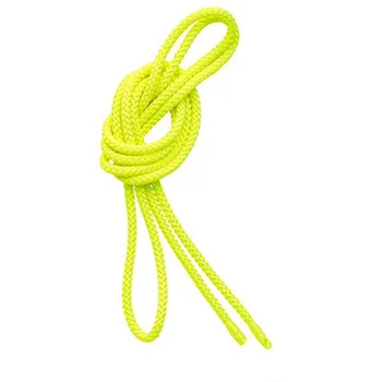 Yellow 3 М Радуга Цвет Ритмическая гимнастика веревка сплошная конкуренция женский гимнастка искусство тренировочная веревка, прочные резиновые ремни, гимнастический спортивный Бодибилдинг - Цвет: Yellow