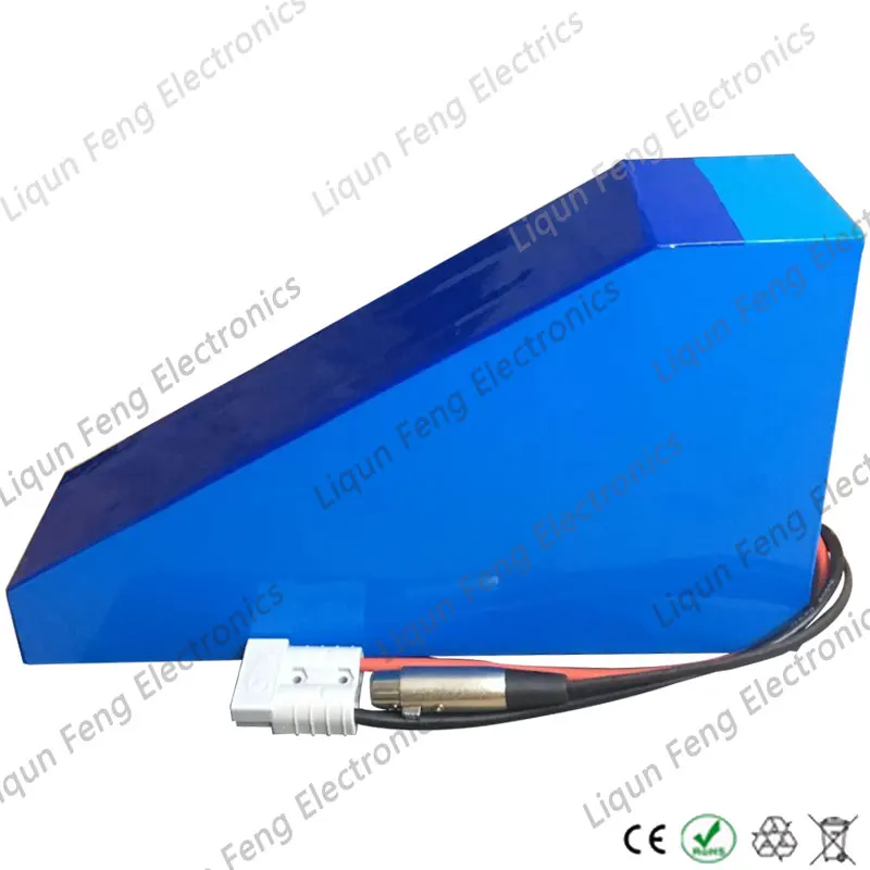 72 в треугольный аккумулятор 20 Ач литий ионный 3000 Вт Аккумулятор для