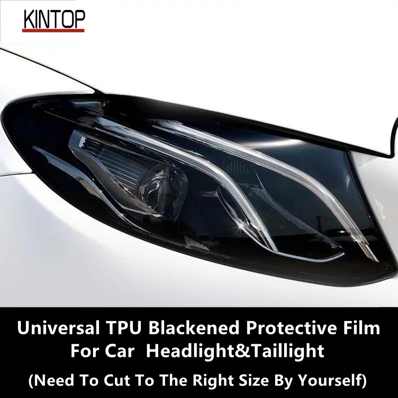 Universal TPU Blackened Protective Film For Car  Headlight&Taillight,Film Modification,Applicable To All Models