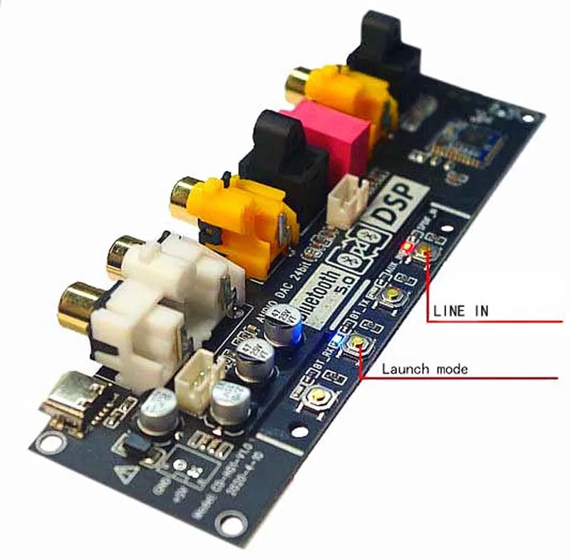 Bluetooth 5 0 audio DAC ADC передатчик приемник конвертер DSP цифровая обработка оптический