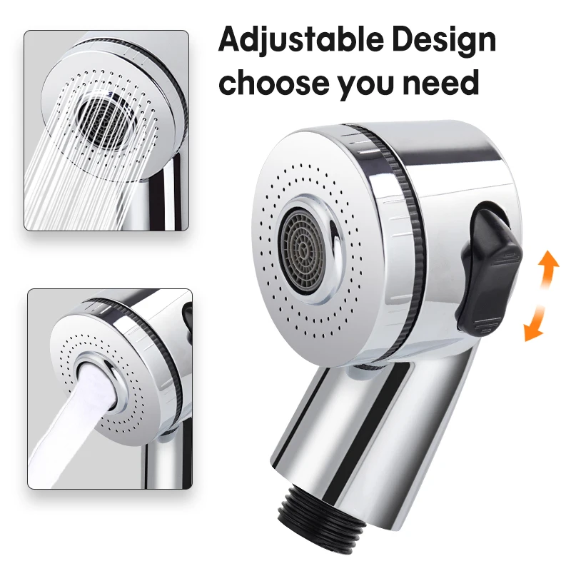 Смеситель с насадкой для душа набор распылителем коннектор мытья волос ручной