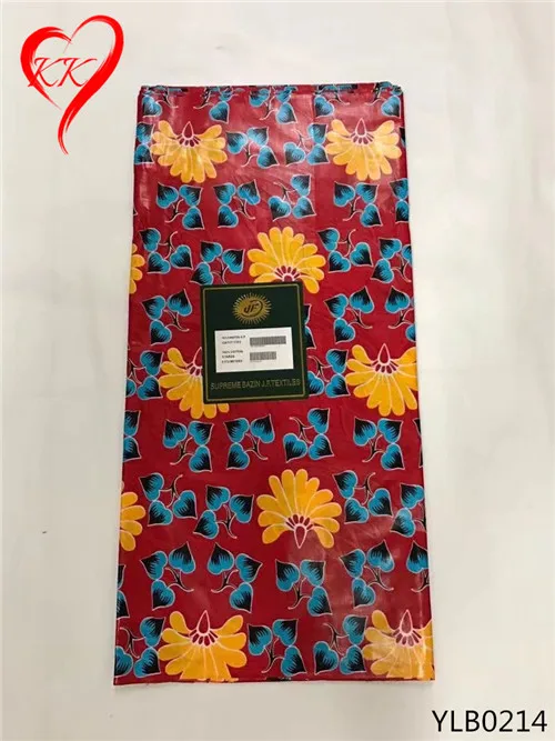 Красивая богатая ткань базин африканская базиновая хлопок простой getzner парча