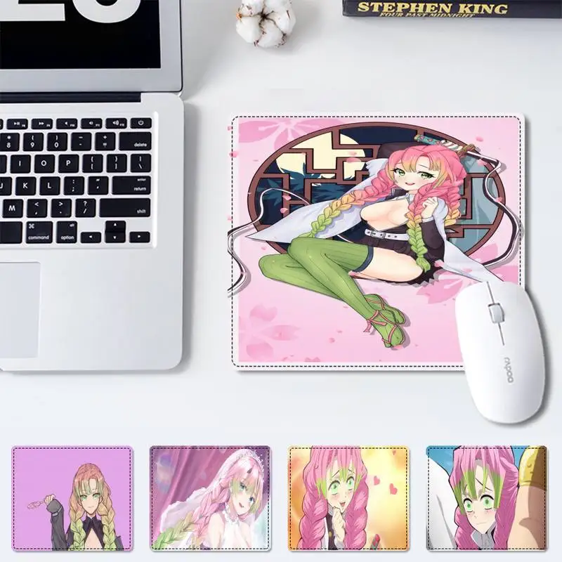 

Sale Demon Slayer Mitsuri Kanroji Mouse Pad Small Size Rubber Mouse Pad Gaming Player Desktop Pad Computer Laptop Mouse Pad