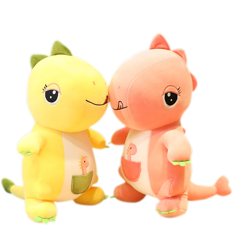 

New Cute Creative Simulation Dinosaur Plush Toy Soft Cartoon Dragon Stuffed Animal Pillow Doll Baby Appease Toy Children Gift