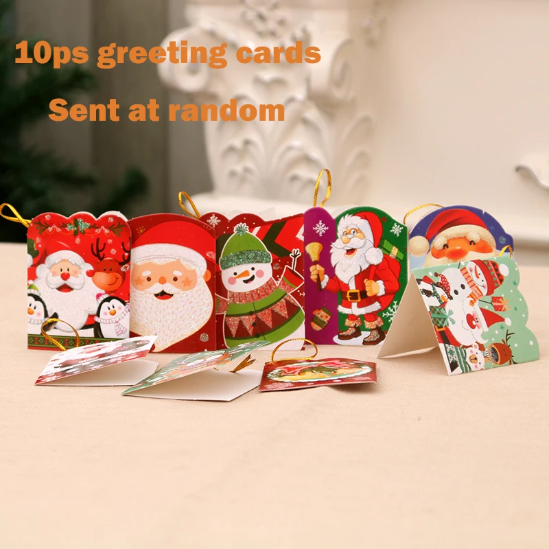 10 шт. декоративные бумажные бирки для подарков подвесные открытки украшения дома