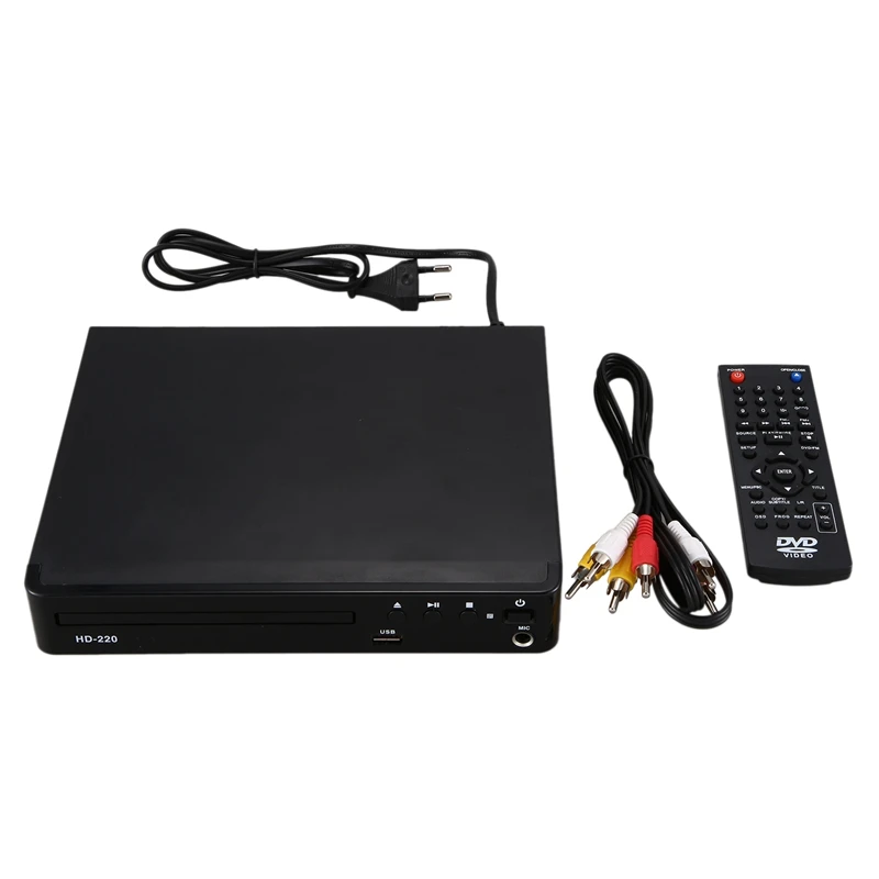AMS Mini USB RCA HDMI DVD плеер несколько языков OSD DIVX CD RW светодиодный дисплей с Romote