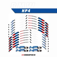 motorcycle racing equipment accessories wheel tire rim decoration adhesive reflective decal sticker for bmw hp4 hp6 hp s1000rr