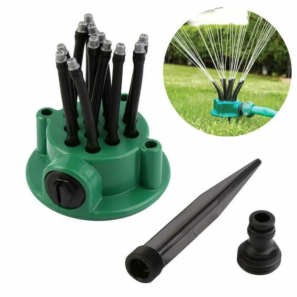 

360 Degree Garden Sprinklers Flexible Water Sprayer Watering Head Lawn Grass Sprinkler Yard Garden Tools Yard Q1W0