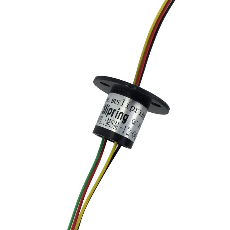 Mini RC Model Electric Conductive M Slipring 2/4 CH 12.5mm 2A Monitor Collector ring 360 Rotating Degree Collecting Rings | Игрушки и