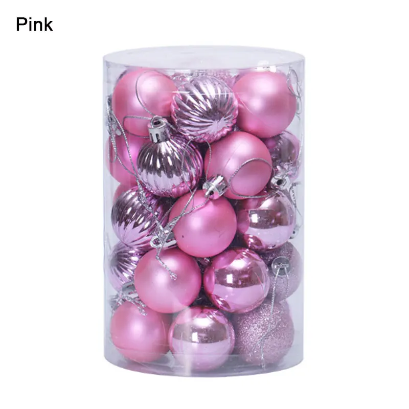 34 шт./компл. 4 см украшение для вечеринки свадьбы блестящий шар нового года