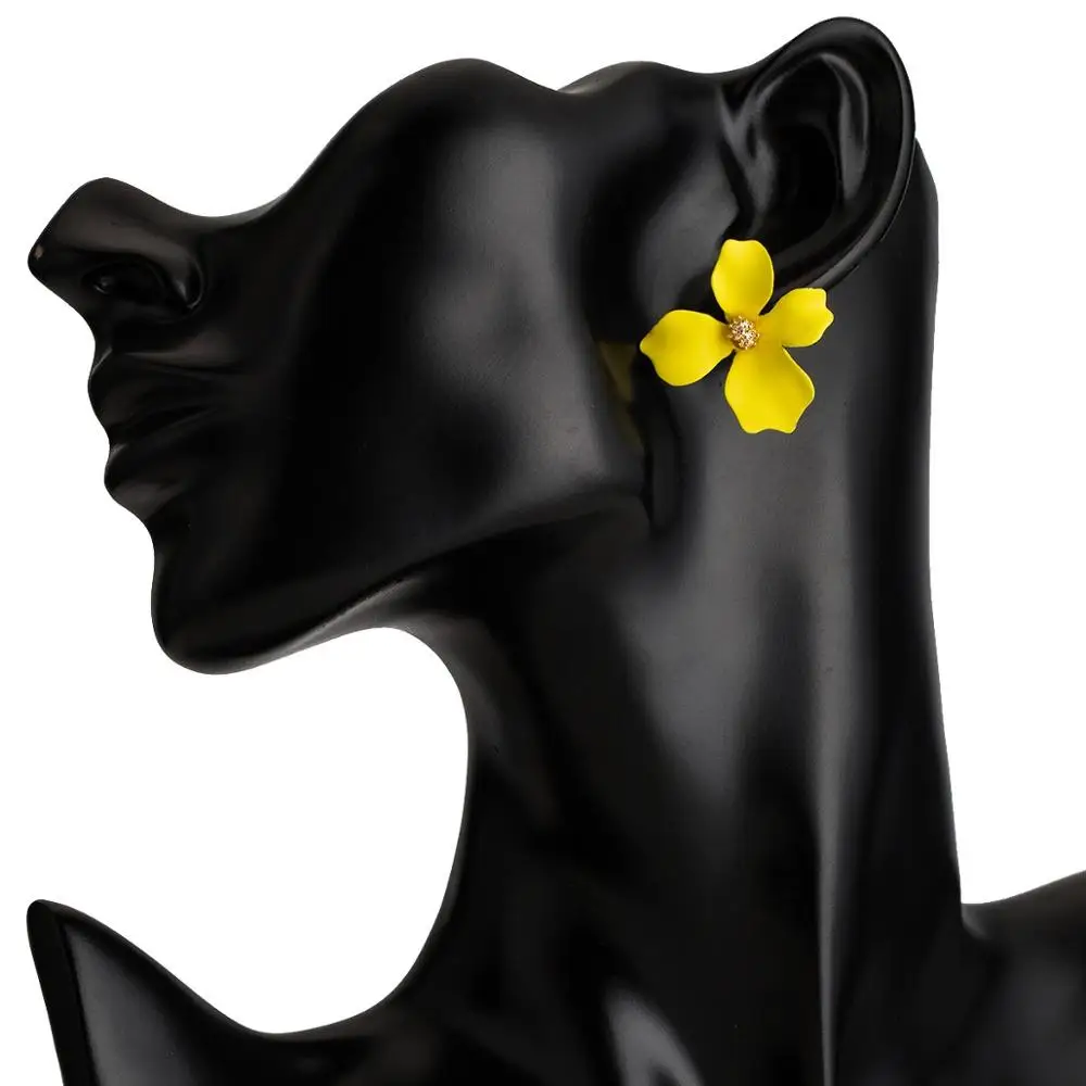 Женская серьга из металлического сплава фиолетовые маленькие серьги гвоздики с