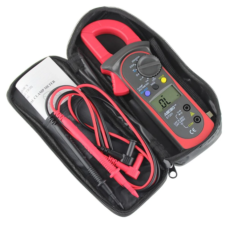 

Digital LCD Disaplay Clamp AC/DC Multimeter Amp Volt Meter Resistance Tester