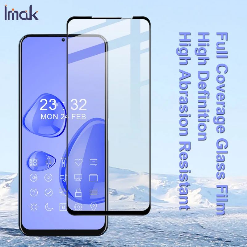 

Imak Pro+ Sensitive Touch Full Coverage Glass for Moto G71 5G Tempered Glass Full Glue Adsorb for Moto G71 5G Protector