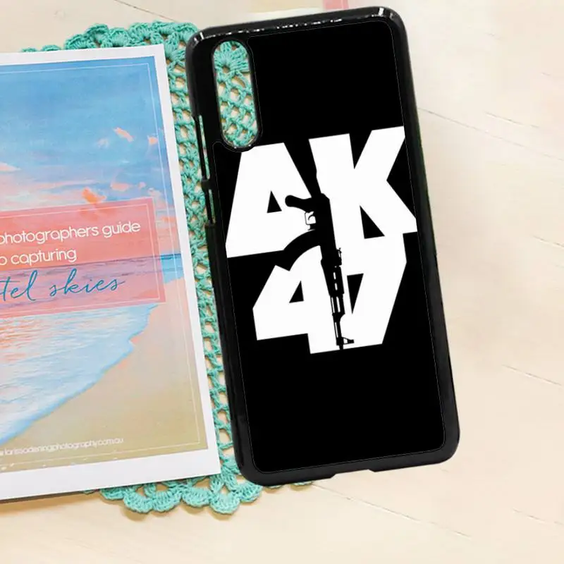 

AK47 Gun pattern high quality Phone Case PC for iPhone 11 12 pro XS MAX 8 7 6 6S Plus X 5S SE 2020 XR
