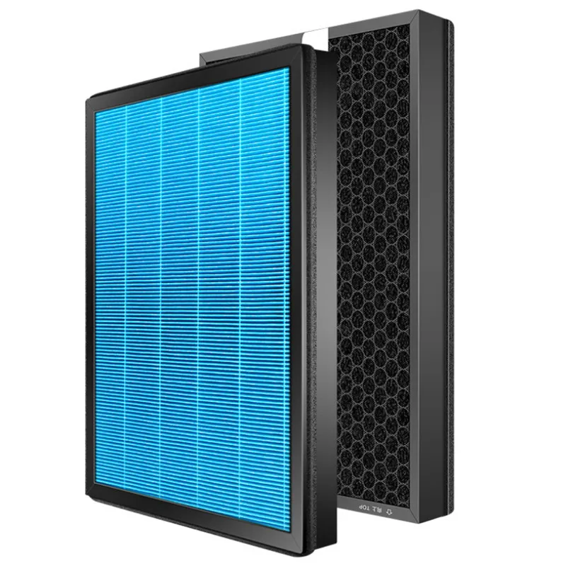 

Hepa-фильтр и фильтр с активированным углем для очистителя воздуха XiaoMi, фильтр для удаления формальдегида, частиц PM2.5, 2 шт.