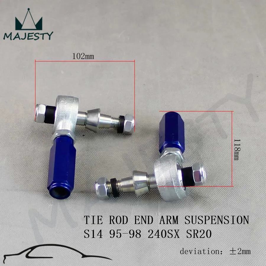 Внешний шарнирный стержень TURBO 2 шт. подходит для 95 98 240SX S14 SR20 SILVIA|240sx suspension arms|silvia s14