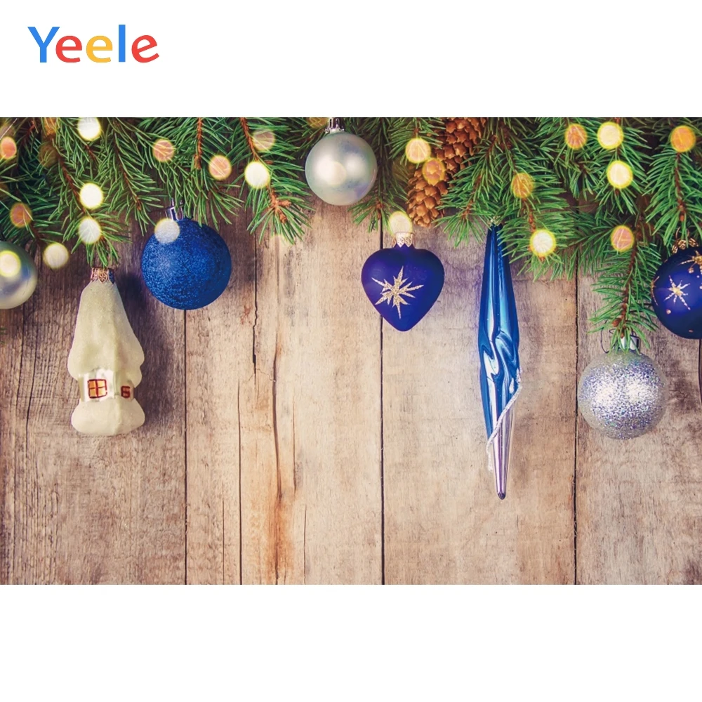 Yeele Рождественский подарок ребенка шар светильник шары боке фон для