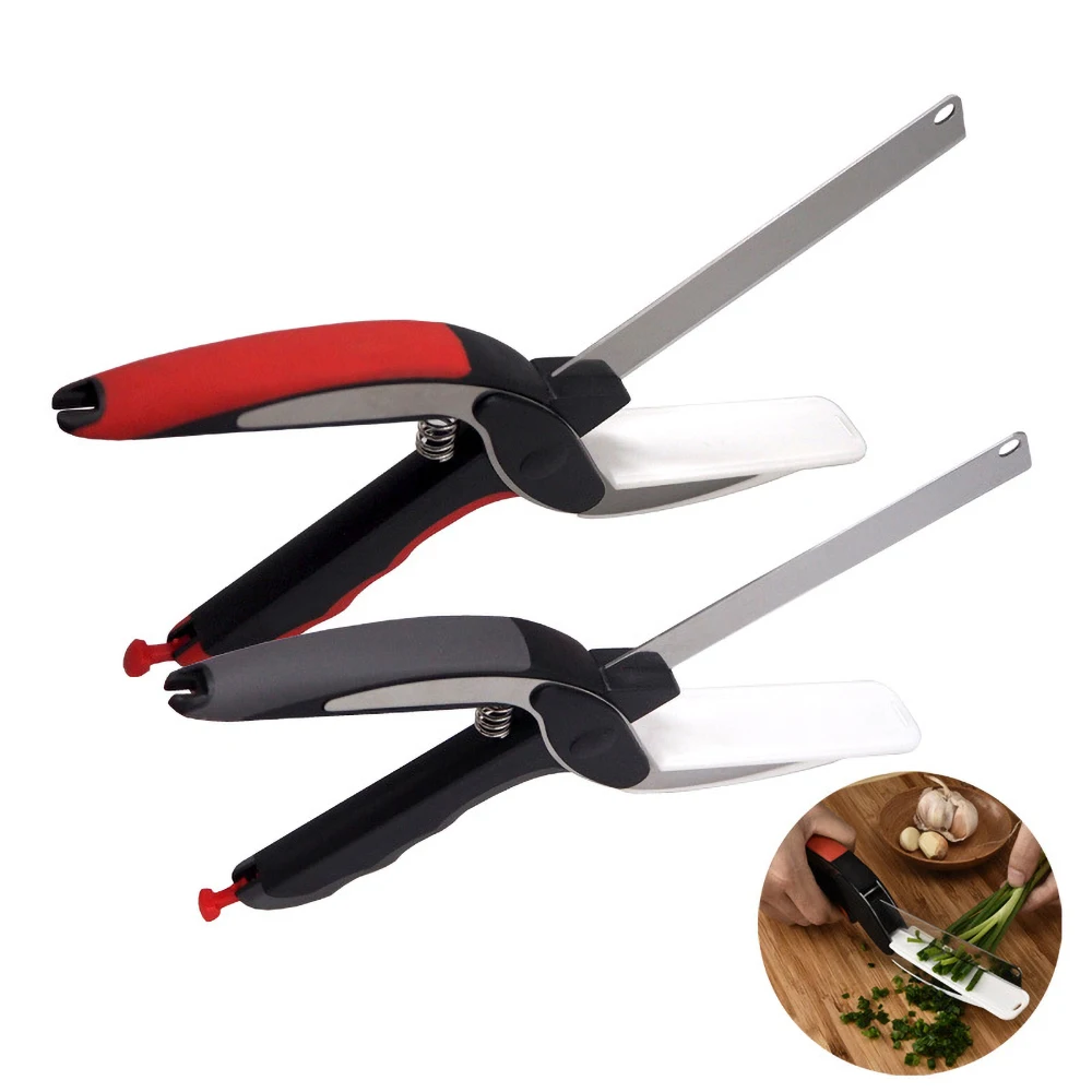

Stainless steel detachable knife kitchen scissors multi-function kitchen tool clever scissors cooking gadget