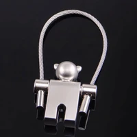robot keychain movie collections jewelry spaceship key chain opener keyrings trinket men women children gift